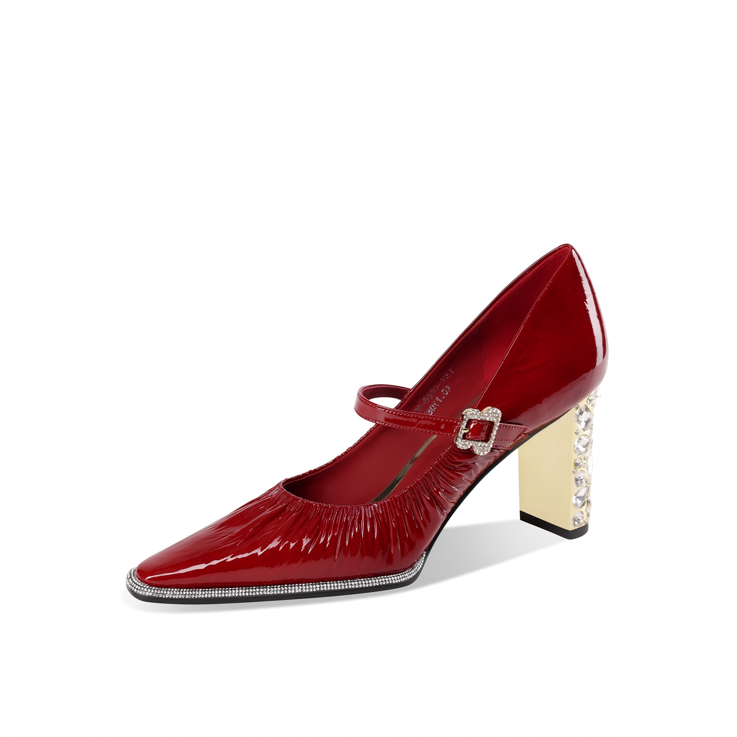 Red Patent Leather Mary Jane High Heels