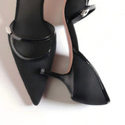 cashmere D'Orsay Mary Jane pumps
