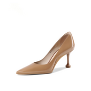 Pink Lambskin Pointed-Toe Stiletto Heels for Women