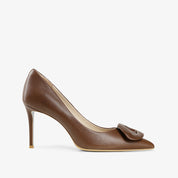 Pointed-Toe Knot Pumps