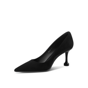Classic Brown Stiletto Heels with Pointed Toe for Party & Office