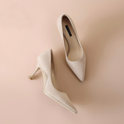 Nude Pointed Toe Stilettos