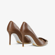 Pointed-Toe Knot Pumps