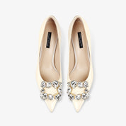 Classic Patent Leather Low Heel Pumps | Comfortable & Stylish