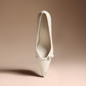 Mary Jane pumps with metal toe cap