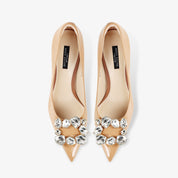 Women’s Patent Leather Low Heel Pumps for Office & Daily Wear