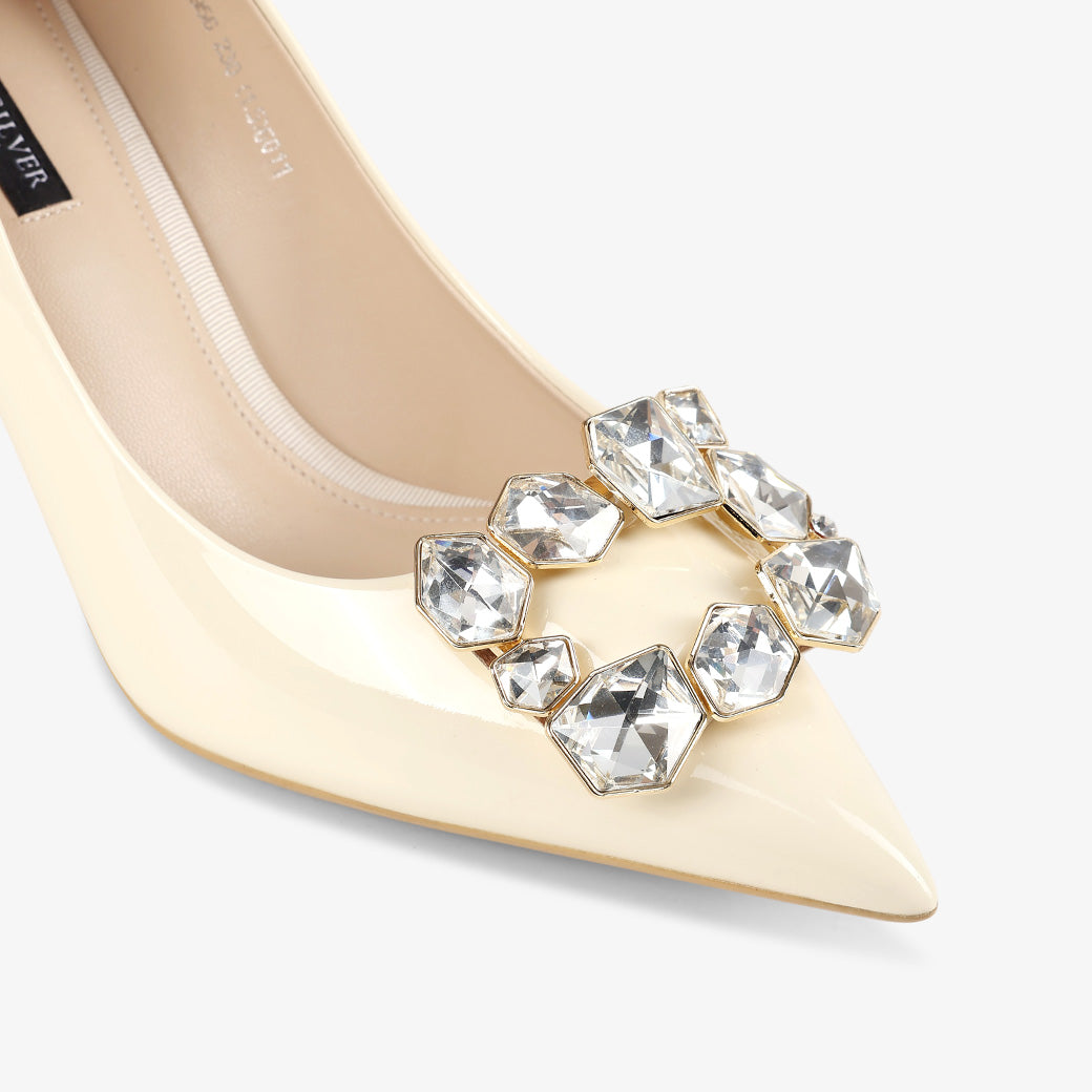 Classic Patent Leather Low Heel Pumps | Comfortable & Stylish