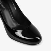 Classic Black Patent Leather Stiletto Pumps