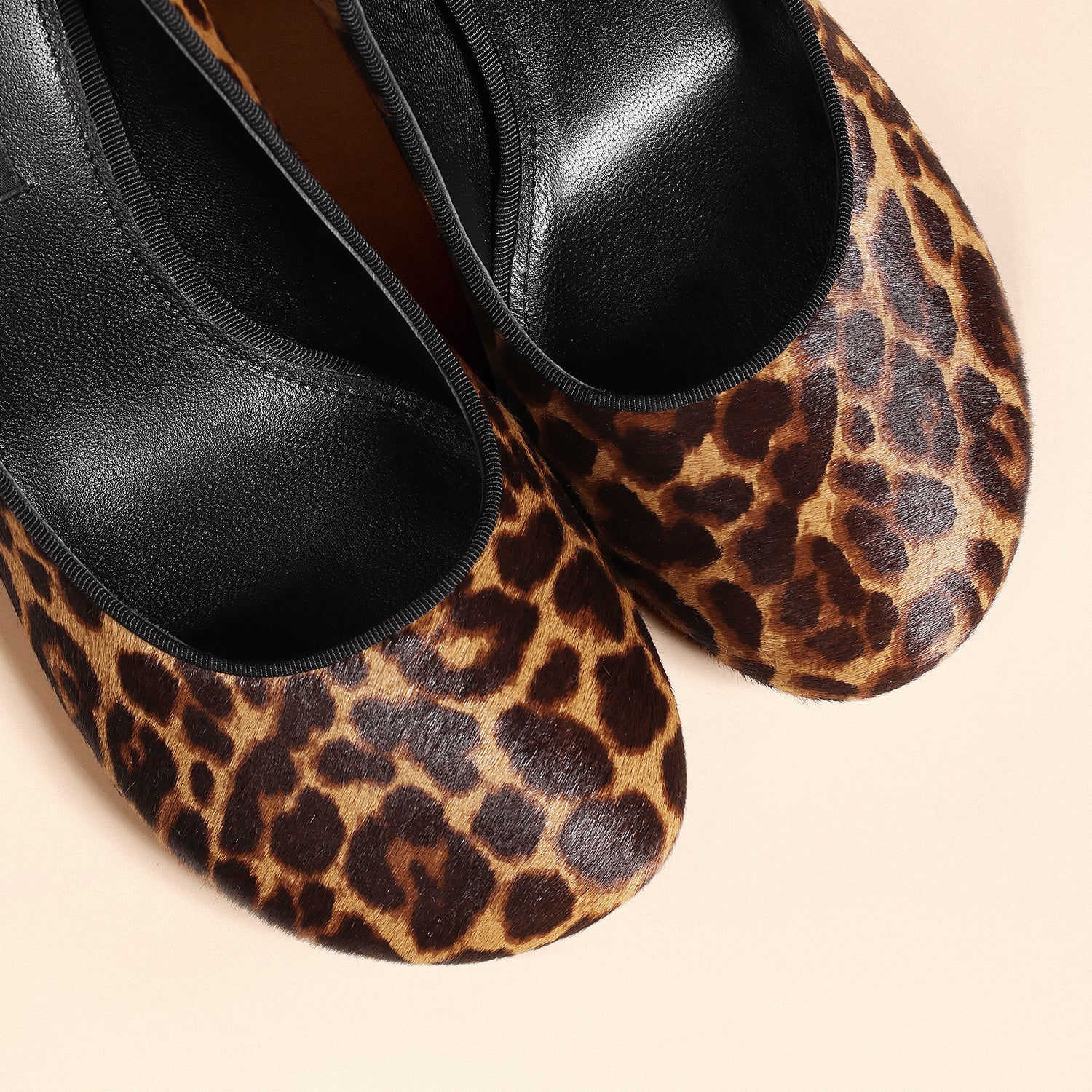 Chic Leopard Print High Heels with Comfortable Block Heel
